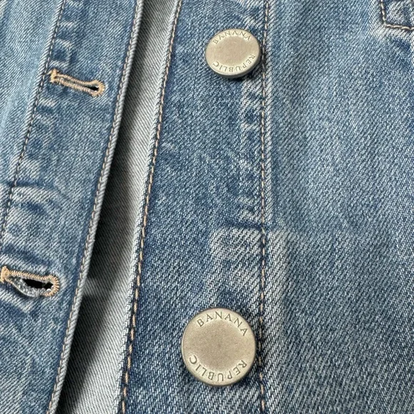 Banana Republic Classic Blue Denim Jacket - Picture 6 of 8